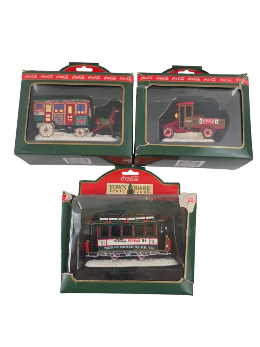 Coca Cola Town Square 8 Accessories Coke Brand Vintage Christmas Decor Holiday